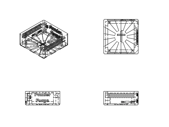 3D cross section of the Electric Icepack